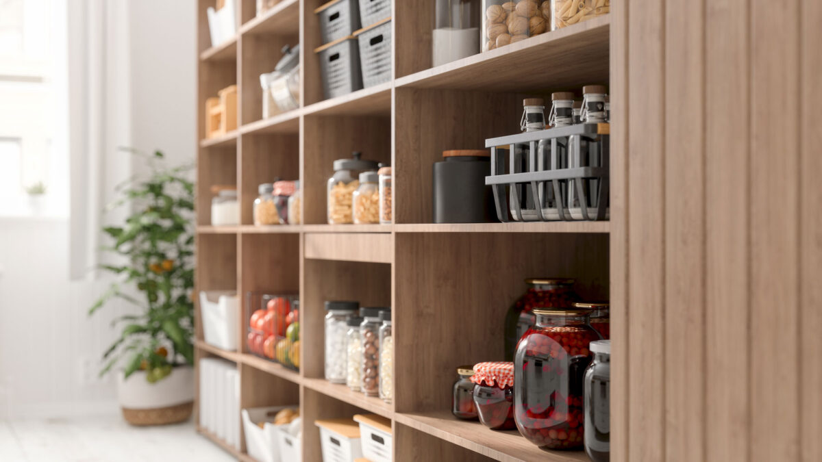 Organized pantry